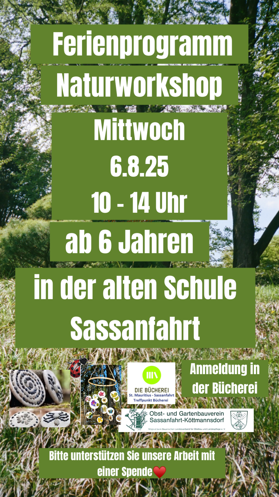 Bücherei-Sommerferienprogramm