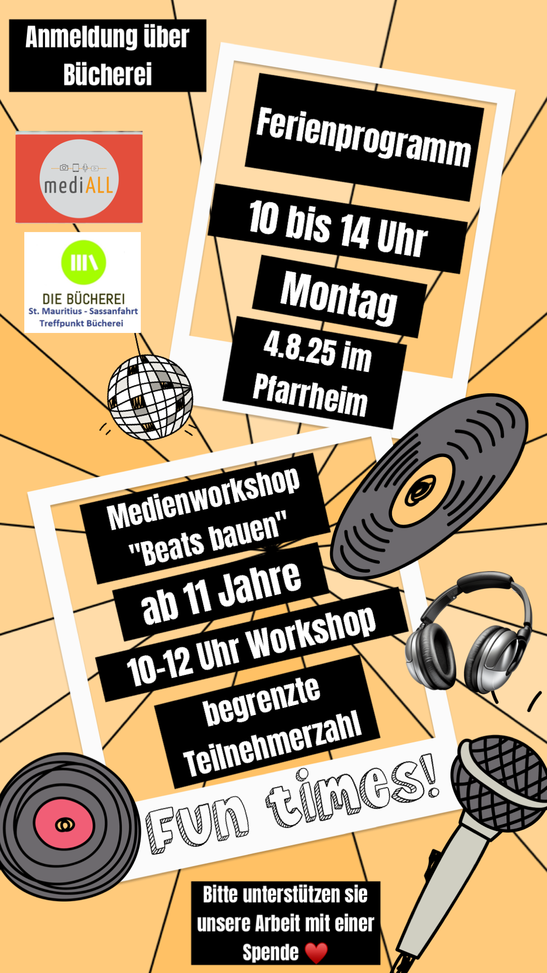 Bücherei-Sommerferienprogramm