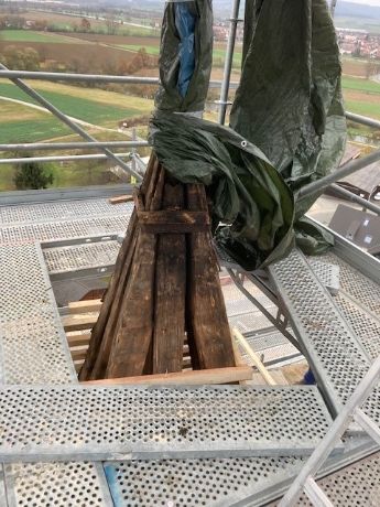 Sanierung Turm und Dach in Seußling
