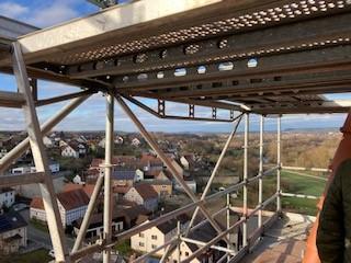 Sanierung Turm und Dach in Seußling
